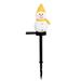 Augper Solar Garden Lights Christmas Snowman Yard Stake Decor for Home Outdoor Yard Lawn Christmas Holiday Winter Decoration Waterproof Heat Resistance Frost Resistance