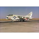 24 x36 Gallery Poster Vought A-7C Corsair II with Laser-Guided Bomb China Lake 1980