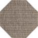 Outdoor Laaset Collection Area Rug Natural - 5 3 x5 3 Octagon