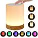 LED Rechargeable Dimming Night Light Bedside Room Table Desk 7-Color Touch Lamp