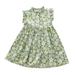 Pimfylm Going Out Dresses For Toddler Toddler Baby Girls Dress Ruffle Halter Sleeveless Backless Dresses Summer Beach Dress Clothes 2023 Green 4-5 Years