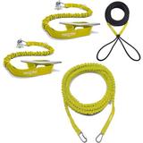 Boaters Kit- Dock Ties Anchor Bungee Docking Bungee Rope (Yellow Dock Tie With 1 End 1 Loop End)