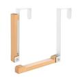 Giyblacko Sticky Hooks For Hanging Foldable Wood Over The Door Hooks Solid Wood Door Hook Coat Seamless Storage Rack