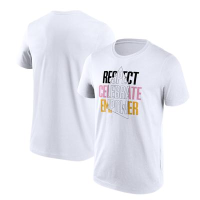 Everton EITC Respect Celebrate Empower Grafik-T-Shirt – Weiß – Unisex Image