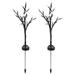 2 Pack Solar Power Tree Branch Light 20 LED Decorative Lights for Outdoor Pathway GardenWarm Light