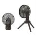 Apexeon Camping Fans for Tents - 10400mAh USB Rechargeable Battery Operated Fans - Folding Tripod Design - Ideal for Office Fishing and Home