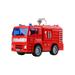 QIPOPIQ Clearance Education Toys Truck Toy Spray Water Fireman Fire Truck Car Educational Toys Boy Kids Toy Spray Gift