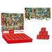 Bouanq Advent Calendar 2023 Christmas Puzzles Christmas Countdown Puzzle for Adults Teens Kids 24 Days 1008 Pieces Holiday Santa Puzzle Christmas Gift for Boys Girls