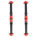 HEMOTON 2pcs 40cm Dumbbell Bars Dumbbell Handles Weight Lifting Spinlock Collar Set with 4pcs Nuts for Gym Barbells Dumbbell Bars Strength Training (Random Color)