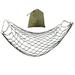 Durable Mesh Hammock Hanging Rope Hammock Nylon Sleeping Swing Net Thickened Mesh Bed for Outdoor Sports Hiking Camping (Army Green 240x80cm Thick Hammock + Rope + Green Bag)