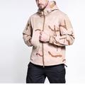 Brnmxoke Men s Outdoor Camou Hunting Jacket Waterproof Soft Shell Winter Fleece Warm Hooded Military Tactical Jacket