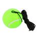 Tennis Ball Tennis Beginner Training Ball with 4M Elastic Rubber String for Single Practice Tennis Ball Parking Aid Rubber Woolen Trainer Tennis Ball