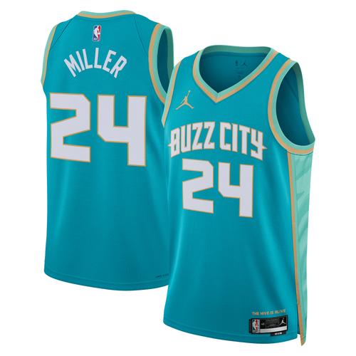 Charlotte Hornets Jordan Brand City Edition Swingman Trikot 23 – Blaugrün – Brandon Miller – Unisex