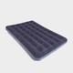 Flocked Double Airbed - Blue, Blue