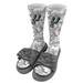 Youth ISlide Gray San Antonio Spurs Camo Sock & Slide Bundle