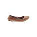 Lucky Brand Flats: Brown Print Shoes - Women's Size 6 - Round Toe