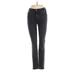 DL1961 Jeans - Mid/Reg Rise Skinny Leg Boyfriend: Black Bottoms - Women's Size 26 - Acid Wash