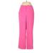 Lauren by Ralph Lauren Dress Pants - Mid/Reg Rise: Pink Bottoms - Women's Size 4 Petite