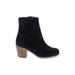 MM6 Maison Martin Margiela Ankle Boots: Black Print Shoes - Women's Size 38 - Almond Toe