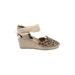 COCONUTS by Matisse Wedges: Ivory Leopard Print Shoes - Women's Size 8 - Almond Toe