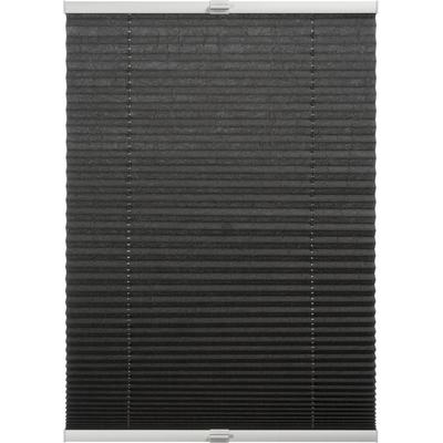 Plissee "Milla", grau (anthrazit), B:40cm H:130cm, Obermaterial: 100% Polyester, SCHÖNER WOHNEN-KOLLEKTION, Plissees, verschraubt, silberne oder weiße Rollo-Technik Image