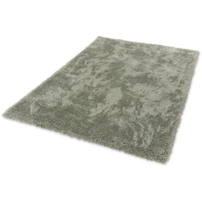 Hochflor-Teppich "Heaven" Gr. 2, grün (salbeigrün), B:80cm H:50mm L:150cm, Kunstfaser, SCHÖNER WOHNEN-KOLLEKTION, Teppiche, besonders weich durch Microfaser, Wohnzimmer Image