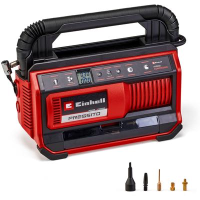 Kompressor EINHELL "PRESSITO 18/25 Hybrid", rot (baumarkt), B:15,9cm H:27,2cm L:35,1cm, Kompressoren, ohne Akku und Ladegerät Image