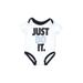 Nike Short Sleeve Onesie: White Solid Bottoms - Size 3 Month