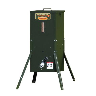 Texas Hunter Automatic Fish Feeder 70 lb. Fish Feed Capacity w/ adjustable legs