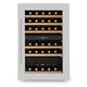 Klarstein Vinsider 35D Einbau-Weinkühlschrank 128 Liter 41 Weinflaschen 2 Zonen Silber