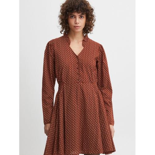 Atelier Rêve Blusenkleid Damen braun, 36