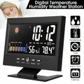 Nuovo 5-in-1 Led sveglia digitale calendario Display meteo termometro Monitor di umidità con