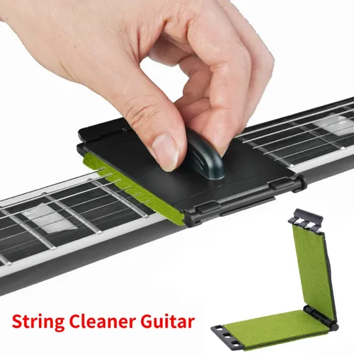 Elektrische Gitarre Bass String Wäscher Reiben Reinigung Werkzeug Wartung Pflege Gitarre String
