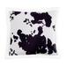 Indigo Hill by HiEnd Accents Elsa Cowhide Western Campfire Sherpa Pillow, 18"x18"