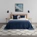 Mason Brooks Indigo Shag Thickened Cream Area Rug