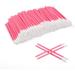 300 PCS Lip Brush Disposable Lip Wands Lip Mask Applicator Lip Brushes Disposable Makeup Brushes Set Lipstick Applicator Disposable Tool for Lips Eyes And Makeup Application (Pink)