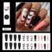 ZYWLKJHalloween Christmas Nail Enhancements Cute Sweet Cool Ins Style False Nail Holiday Atmosphere Wearing Nails