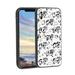 Compatible with iPhone XS Max Phone Case Cow-Print-Abstract-Art-Black-White-Pink-Cute40 Case Men Women Flexible Silicone Shockproof Case for iPhone XS Max