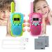 Funbiz 2 Pack Rechargeable Walkie Talkies for Kids 3 Miles Range 22 Channels 2 Way Radio Walkie Talkies with Backlit Flashlight Birthday Toys Gifts for Boys Girls Age 3-12