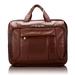 15 Leather Fly-Through Checkpoint-Friendly Laptop Briefcase