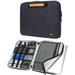 iCozzier 13-13.3 Inch Handle Electronic Accessories Strap Laptop Sleeve Case Bag Protective Bag for 13 MacBook