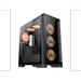 GAMEMAX Leader TG Black Full Tower Computer Case-Micro ATX / ATX / ITX / E-ATX w/6 ARGB Fans (Pre-Installed)
