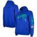 Men's New Era Blue Milwaukee Bucks 2023/24 City Edition Big & Tall Pullover Hoodie