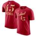 Men's Nike Donovan Mitchell Wine Cleveland Cavaliers 2023/24 City Edition Name & Number T-Shirt