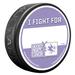 San Jose Sharks Hockey Fights Cancer "I Fight For" Puck