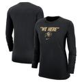 Women's Nike Black Colorado Buffaloes We Here Core Long Sleeve T-Shirt