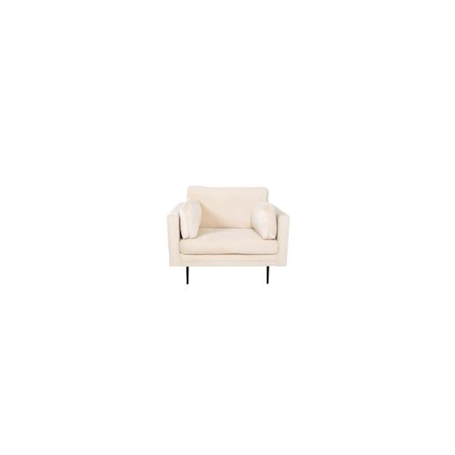 Boom II Sessel Velour hellbeige.