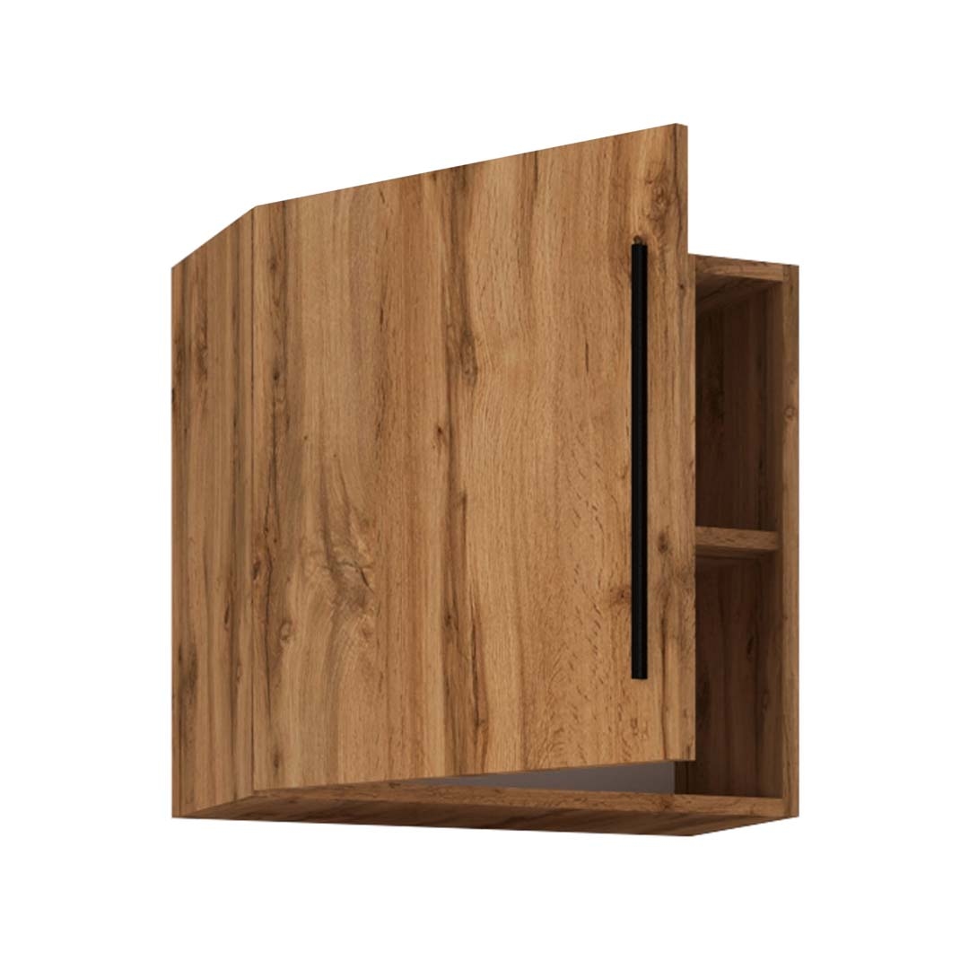 Ebuy24 ArilaM TV Tisch wandschrank 1 Tür Eiche dekor. Image