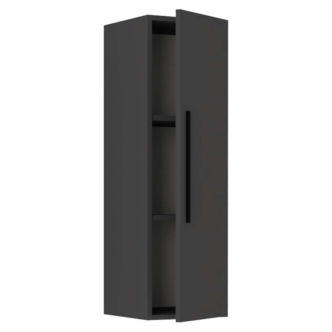 Ebuy24 ArilaL TV Tisch wandschrank 1 Tür anthrazit. Image