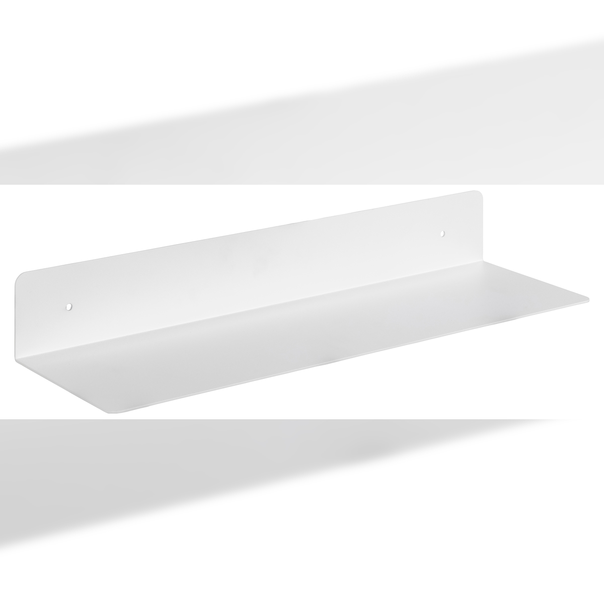 Joliet Regal Wandregal Metall matt weiß. Image